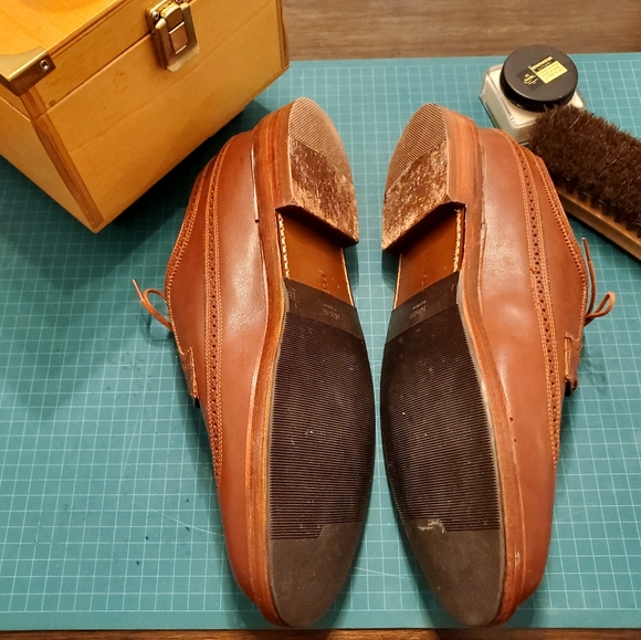 Florsheim - Goodyear Welted - RUST Veblen long wing derby/blucher. - Picture 4 of 8